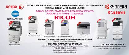 New and Reconditioned photocopiers arrived. Prices Starting