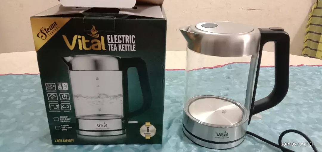 Vital Glass Electric Kettle 1.8 liter 2