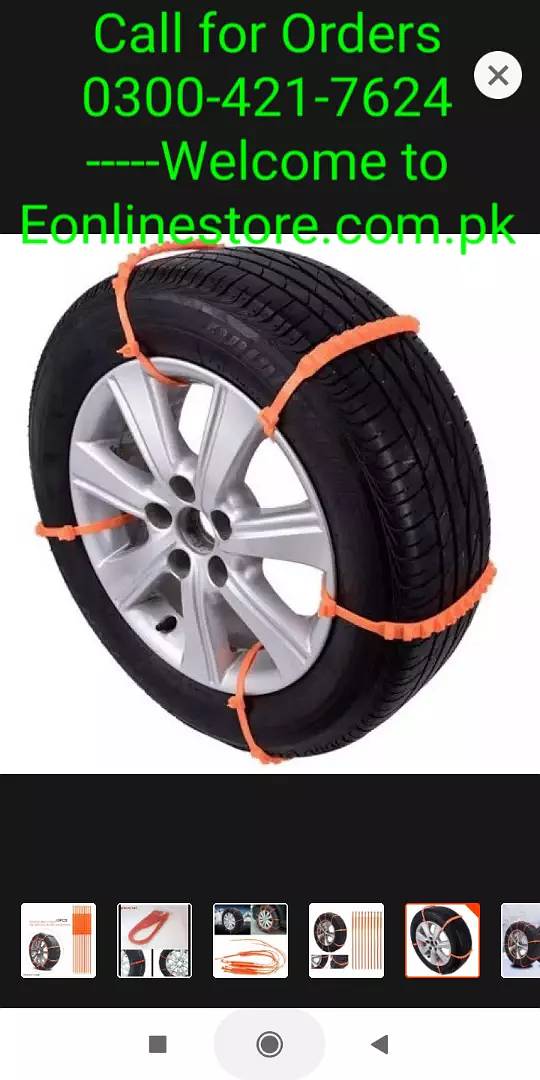 10Pc Emergency Anti-Skid Tyre Winter Snow Chain Tire 3
