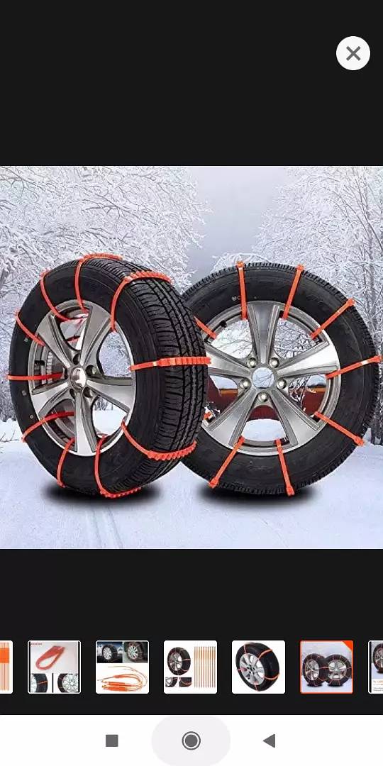 10Pc Emergency Anti-Skid Tyre Winter Snow Chain Tire 5