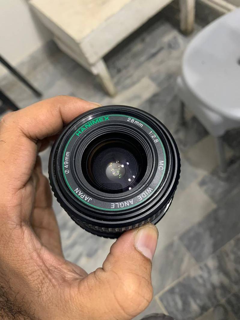Hanimex 28mm f2.8 micro manual lens for nikon 1