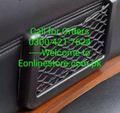 1PCS Car Seat Side Back Storage Net Bag Phone Holder Pocket Organizer