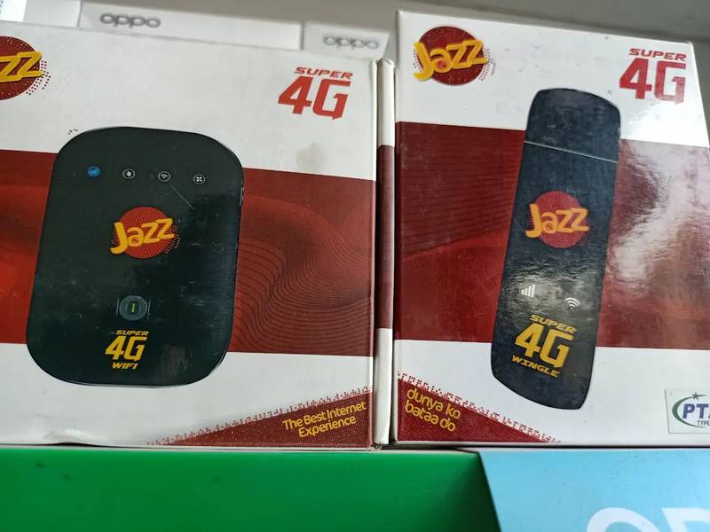 Zong 4G LTE Bolt + Ufone 4G Blaze internet Devices Delivery Available 4