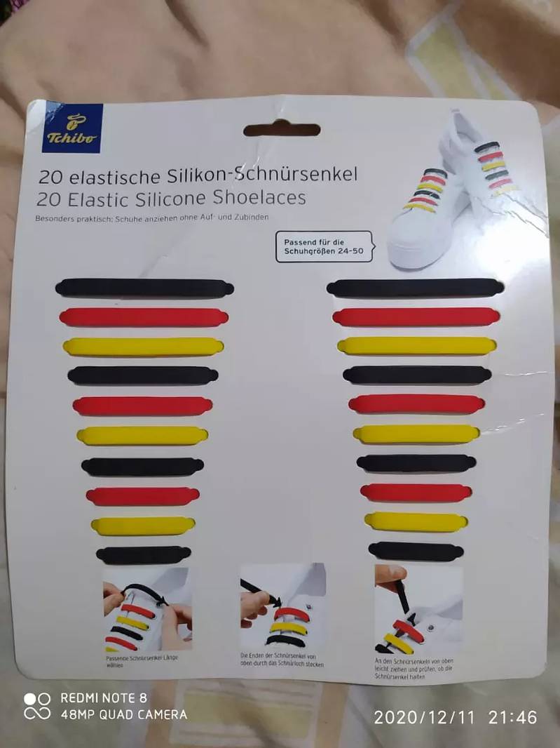 20 elastic silicone shoelaces 0