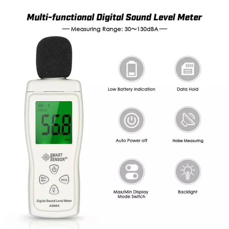 Sound Level Meter Decibel Sound Environment Noise Measuring Meter 0