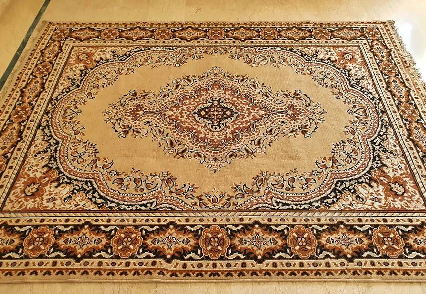 Center piece afghani carpet available. 1