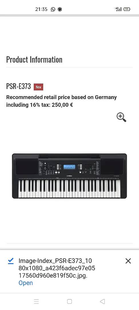 New ar Yamaha PSR-E373 available at our yamaha official outlet 3