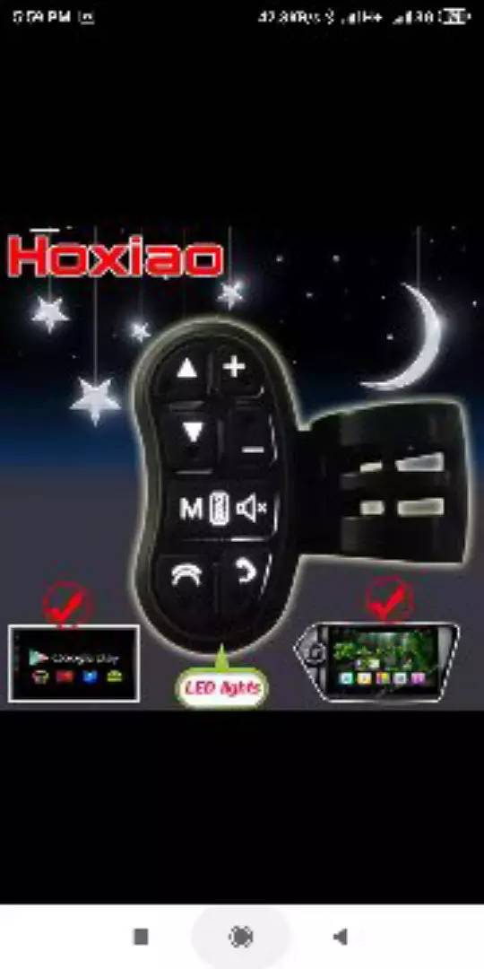 Universal Car Steering Wheel Controller Multi-functional Volume Remote 0