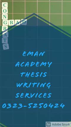 Thesis writing services