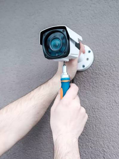 Cctv camera technician with complete online installation