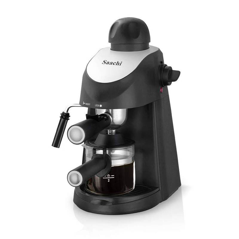 Saachi Espresso Cappuccino and Cafe Latte Maker, Black, NL-COF-7054 0