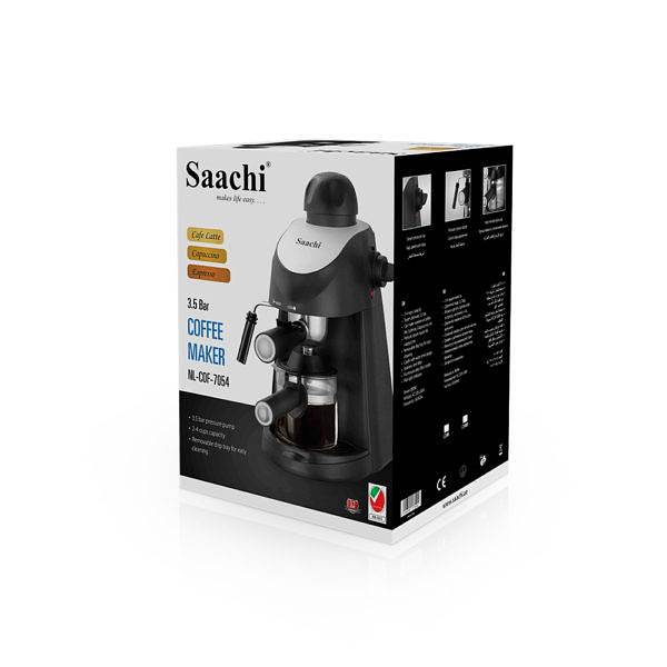 Saachi Espresso Cappuccino and Cafe Latte Maker, Black, NL-COF-7054 1