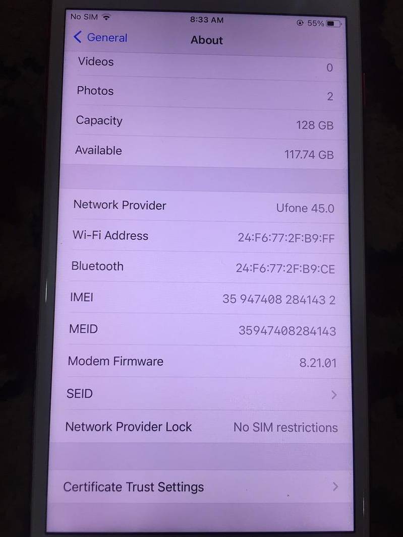 Iphone 7 plus 128 GB 5