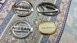 nissan geniune chrome coated monogram