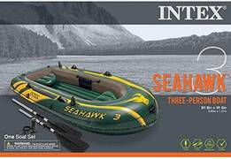 Intex Seahawk 3 Inflatable Boat Set Plus Oars PumpIntex Seahawk 3 Infl