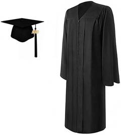 Teachers & Graduation/Convocation Gown, Cap and tassel set