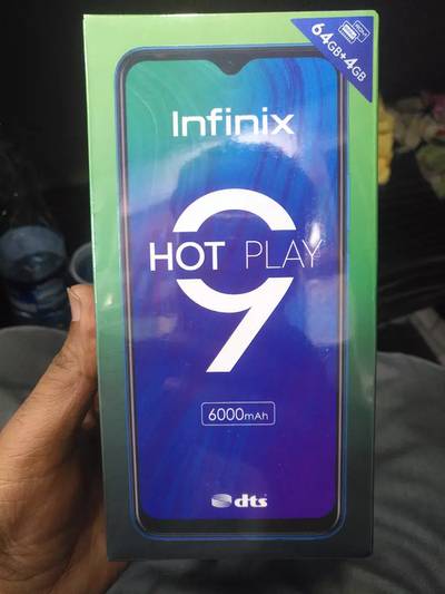 Infinix Hot 9 Play – 4GB + 64GB | Dual Camera, Long Battery