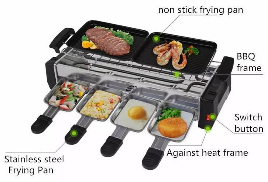 Portable Bbq Barbecue Electric Griller Non Stick(free Delivery) 3