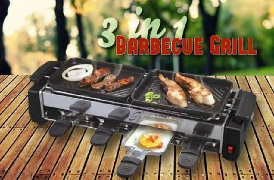 Portable Bbq Barbecue Electric Griller Non Stick(free Delivery) 4