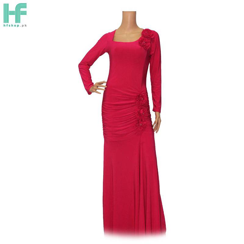 Branded Maxi - For Women - Polyester Cotton Stretchable Fabric 1