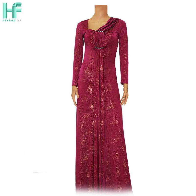 Branded Maxi - For Women - Polyester Cotton Stretchable Fabric 4