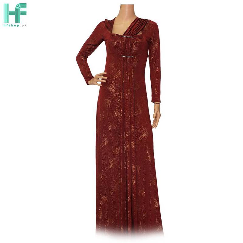 Branded Maxi - For Women - Polyester Cotton Stretchable Fabric 5