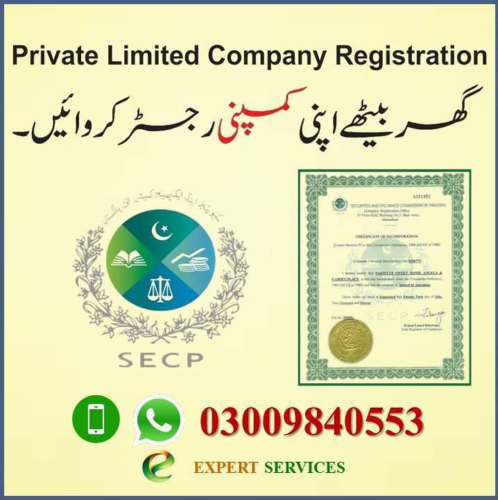 0300^9840553 Company registration NTN GST PTA CVAS ISO GST & Returns 1