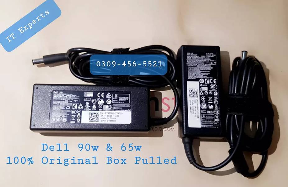 ALL LAPTOP CHARGER AVAILABLE  DELL 130w SLIM PIN 4.5 mm Xps 65w 45w 4