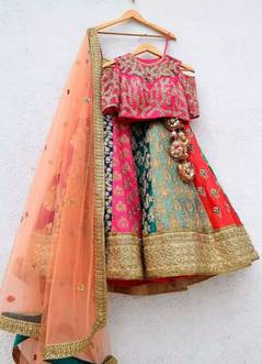 Ready Made Fancy Bridal Lehengy in good price.