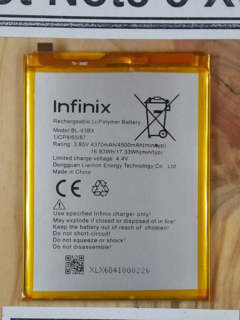 Infinix Note 5 X604 BL-43BX BL43BX Note5 X 604 Battery 2
