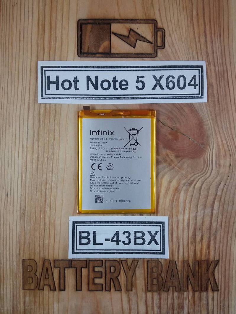 Infinix Note 5 X604 BL-43BX BL43BX Note5 X 604 Battery 1