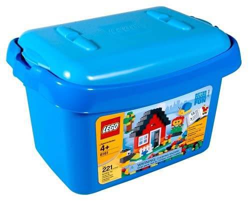 LEGO (. blue Bucket. ) 6161 Brick Box. 0