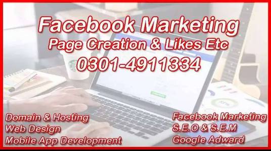 WEBSITE Designing, MOBILE APP Development | FaceBook Marketing