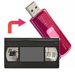 VHS VCR Audio Cassette hi8 to Digital Data USB