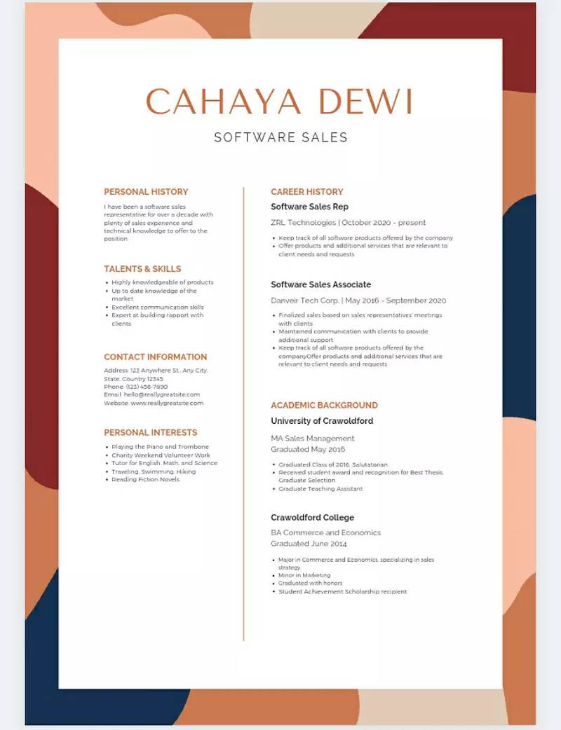 Cv & resume maker 3