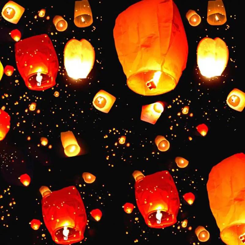 Sky Lanterns Available Pack Of 10 Pieces 0306/16/744/60 0