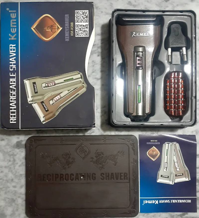 Rechargeable shaver new h good condition 2