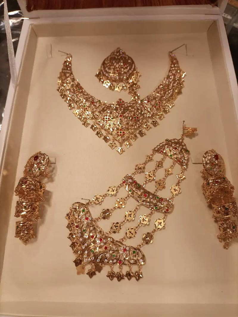 BRIDAL Zarkoon jewellery Hand Made jasi Jewellery Wasa rate Hoga 5