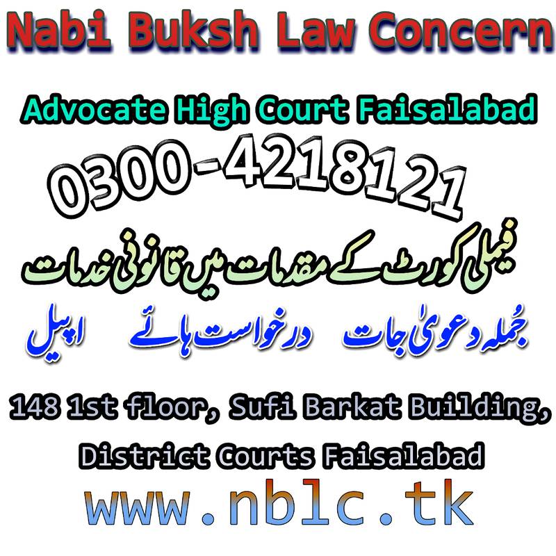 Family Court Cases Faisalabad 7