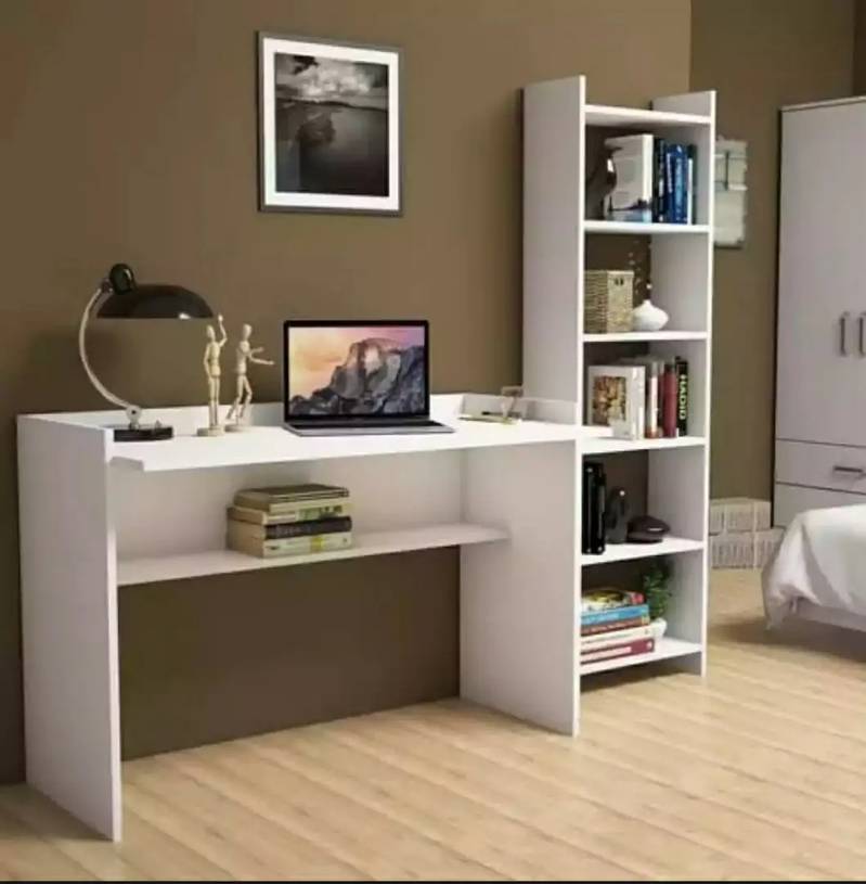 Computer table with book shelf 1