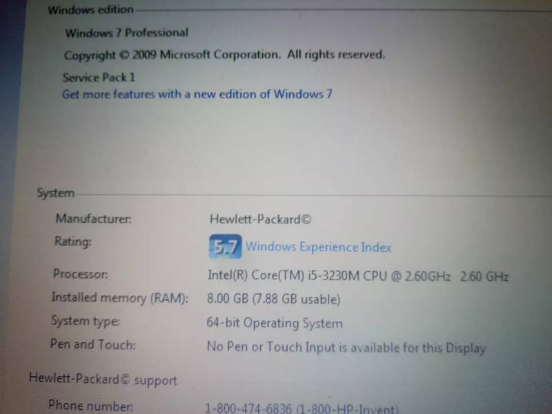 HP laptop in excelent condition 8