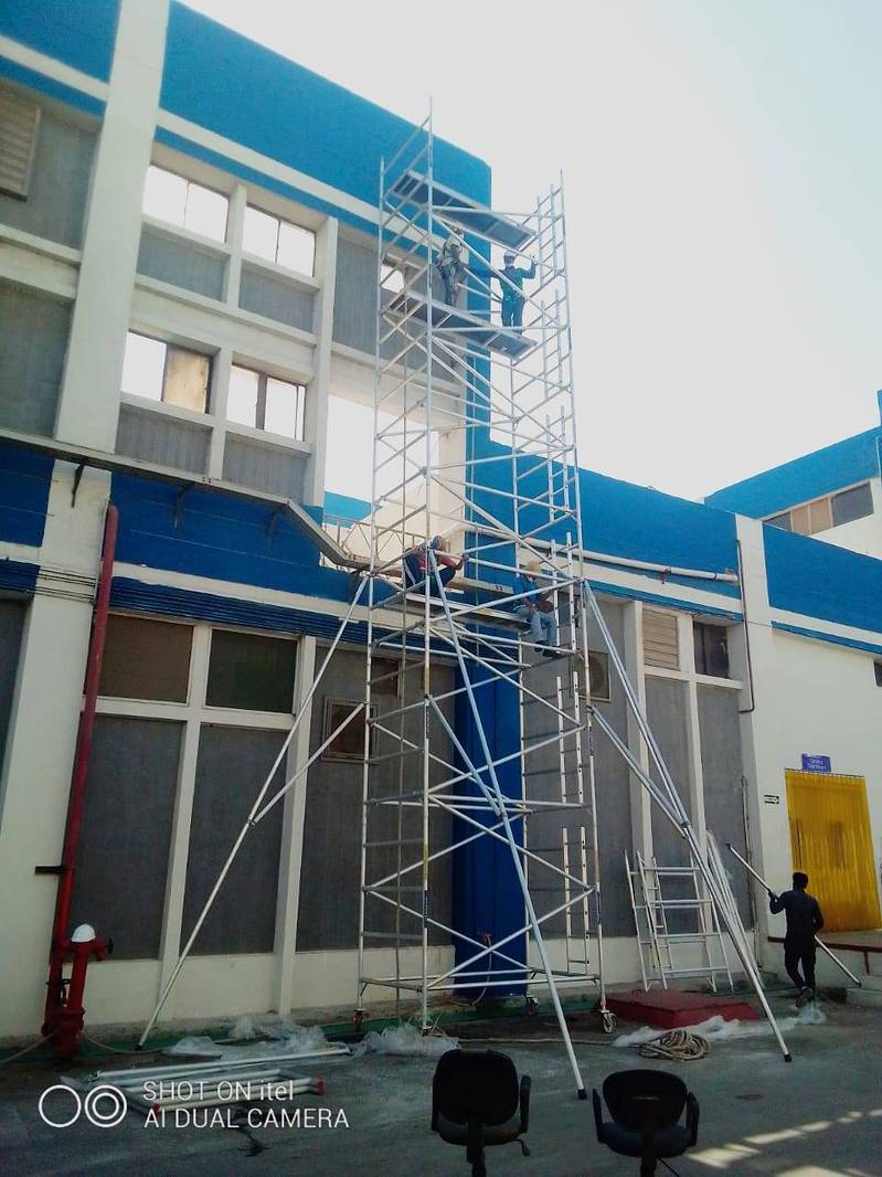 Aluminium Scaffolding Double Width Mobile Tower (5x8) 5