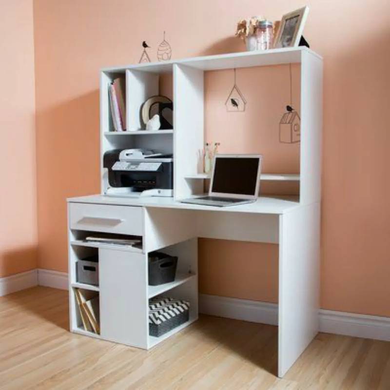 Computer table with book shelf 3