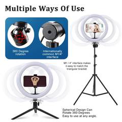 26 Cm Ring Light With 7 Feet Adjustable Tripod Stand 0