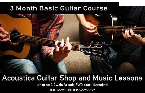three month Basic Guitar Learning Course