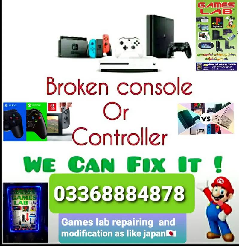 controller's sale and fix Games Lab 2