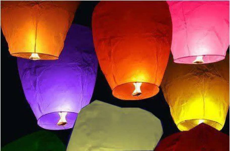 Sky Lanterns lamps Pack Of 10 Pieces 0306/16/744/60 0