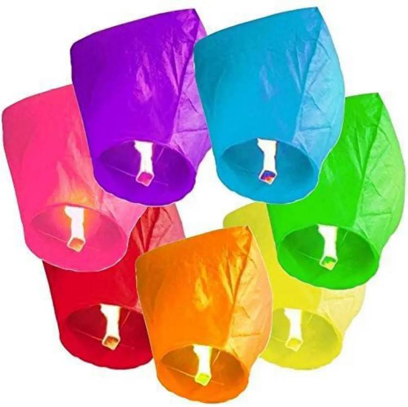 Sky Lanterns lamps Pack Of 10 Pieces 0306/16/744/60 1