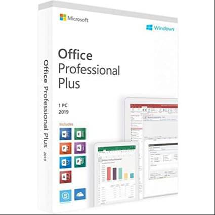 Microsoft Office 2019 Professional Plus Key Genuine License DVD PACK 0