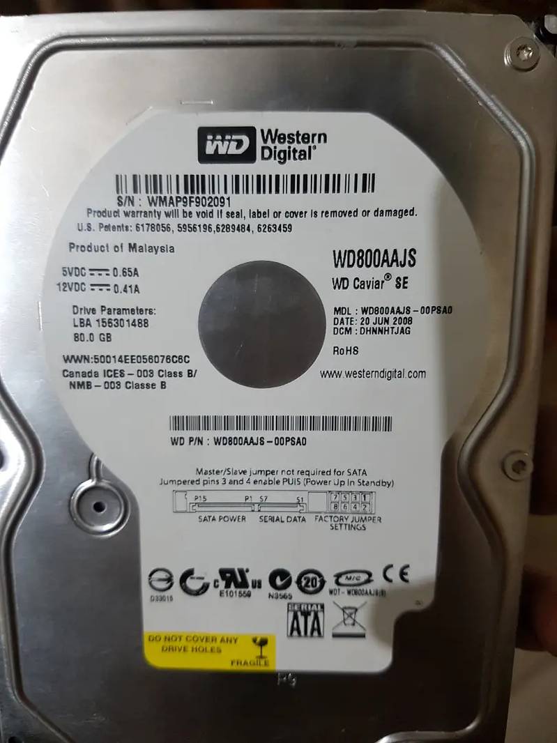 WD Caviar Special Edition 80 gb. 1